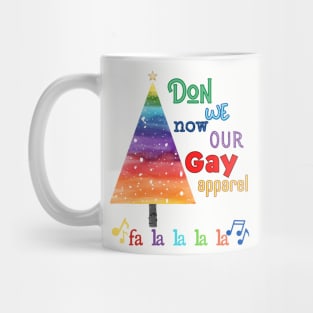 Gay Apparel Christmas Mug